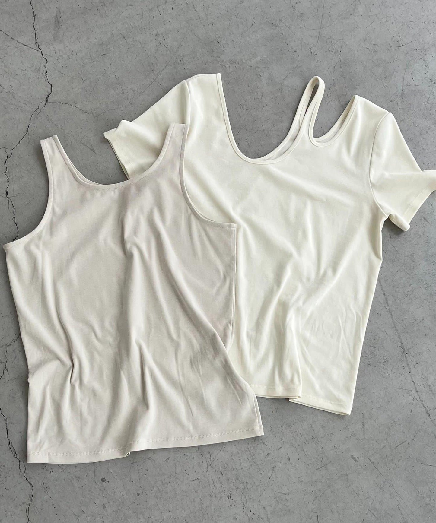 CAPRICIEUX LE'MAGE 拼接不對稱領 T恤