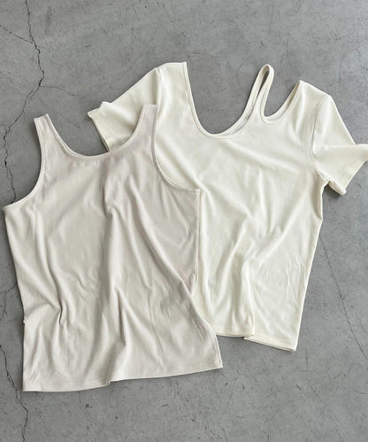 CAPRICIEUX LE'MAGE 拼接不對稱領 T恤