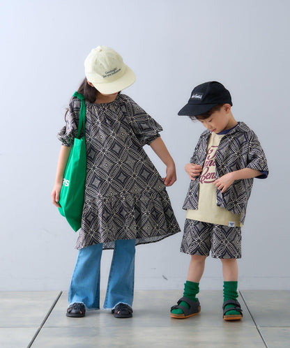 【CIAOPANIC TYPY】【KIDS】非洲蠟染圖案連衣裙