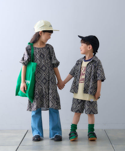 【CIAOPANIC TYPY】【KIDS】非洲蠟染圖案連衣裙