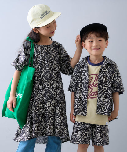 【CIAOPANIC TYPY】【KIDS】非洲蠟染圖案連衣裙