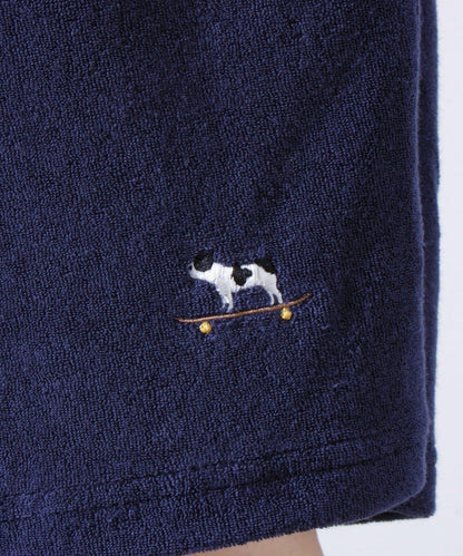 【套裝適用】毛絨短褲 法國鬥牛犬刺繡 短褲