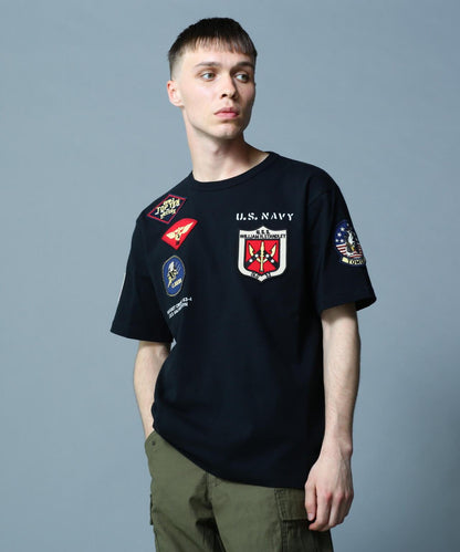 《&DEPOT限定》Top Gun 徽章 T恤/ TOP GUN 徽章 短袖圓領T恤