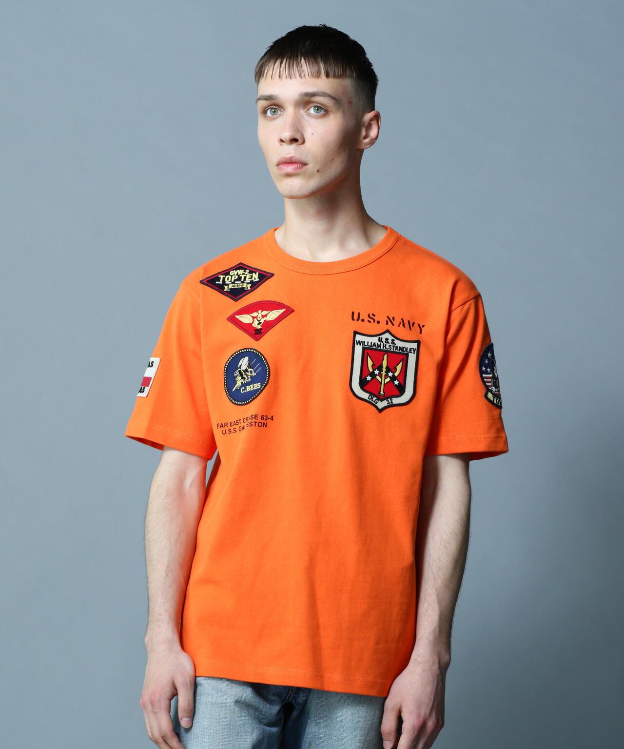 《&DEPOT限定》Top Gun 徽章 T恤/ TOP GUN 徽章 短袖圓領T恤