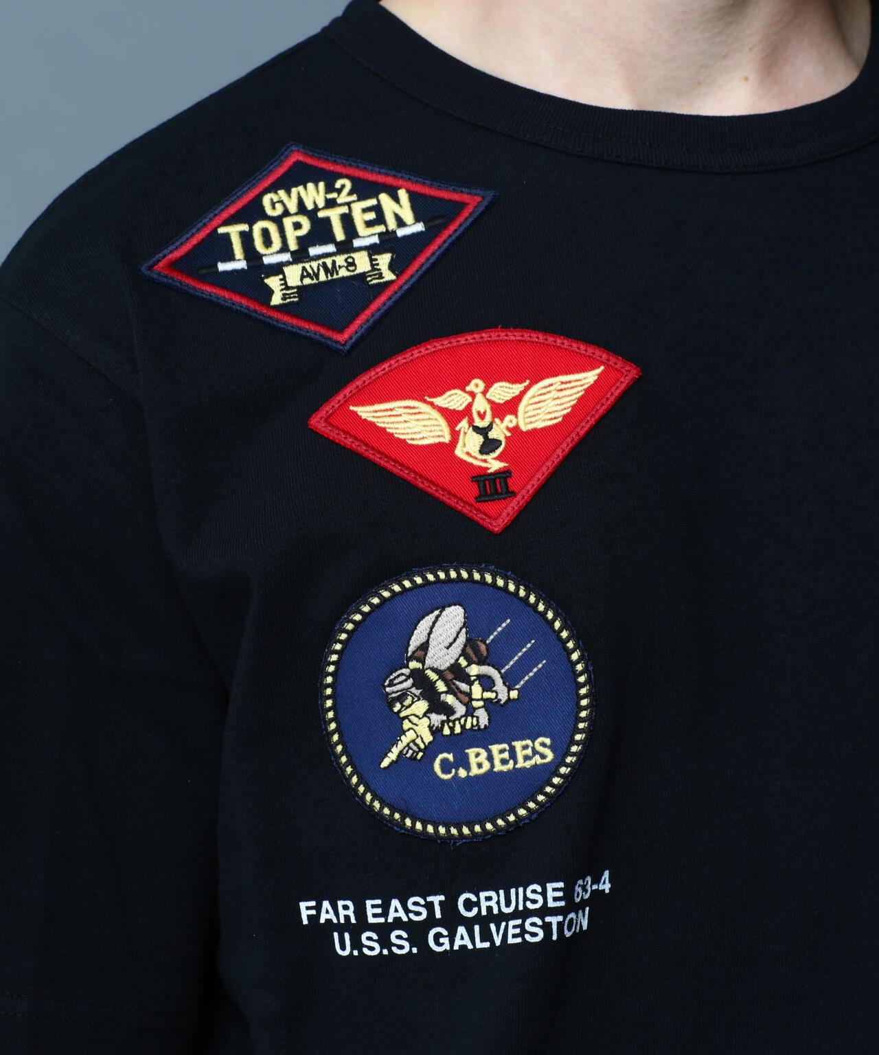 《&DEPOT限定》Top Gun 徽章 T恤/ TOP GUN 徽章 短袖圓領T恤