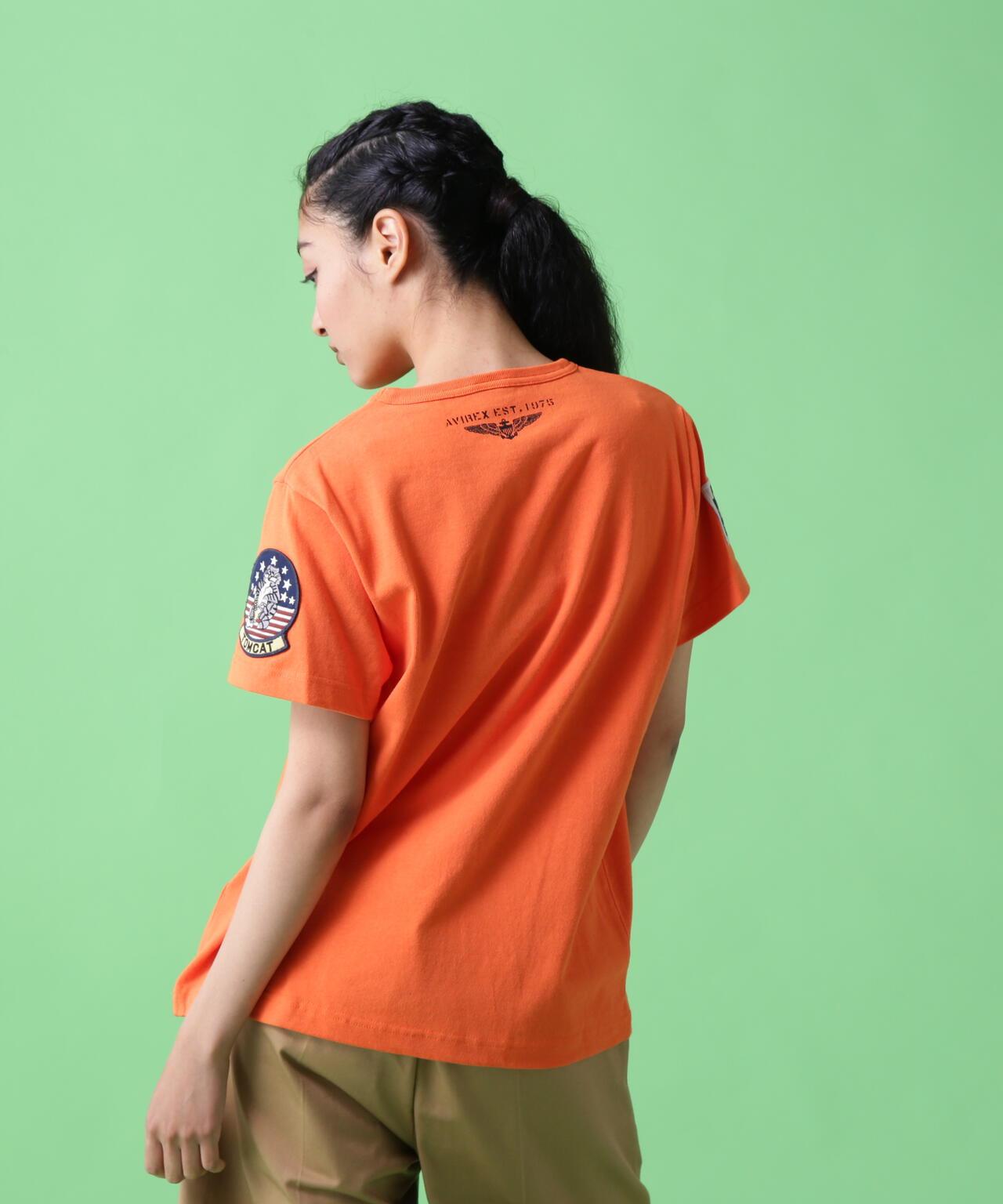 《&DEPOT限定》Top Gun 徽章 T恤/ TOP GUN 徽章 短袖圓領T恤