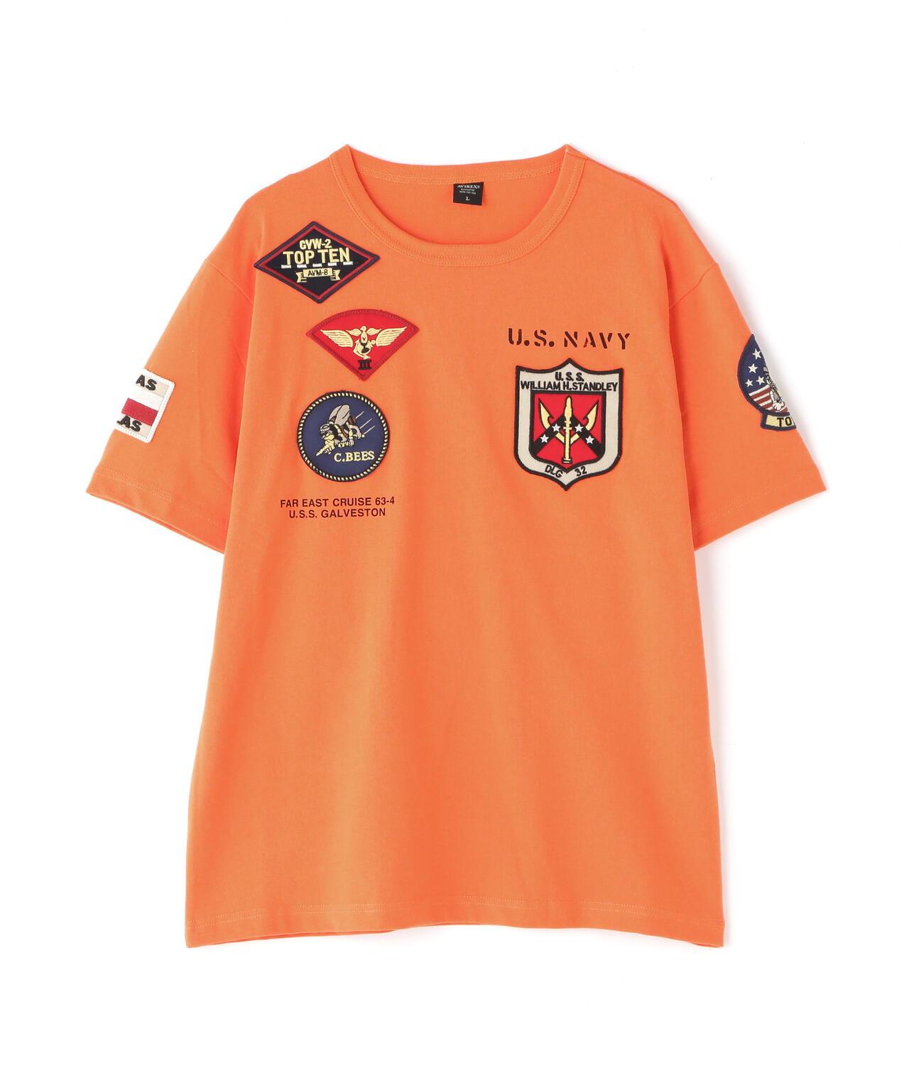 《&DEPOT限定》Top Gun 徽章 T恤/ TOP GUN 徽章 短袖圓領T恤
