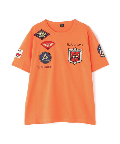 《&DEPOT限定》Top Gun 徽章 T恤/ TOP GUN 徽章 短袖圓領T恤