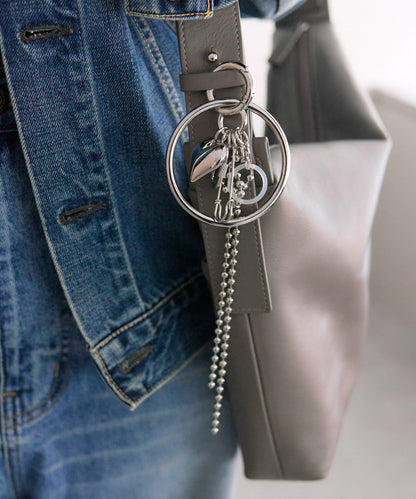 《網紅Utaha企劃》帶迷你心形吊墜的大圓環吊墜