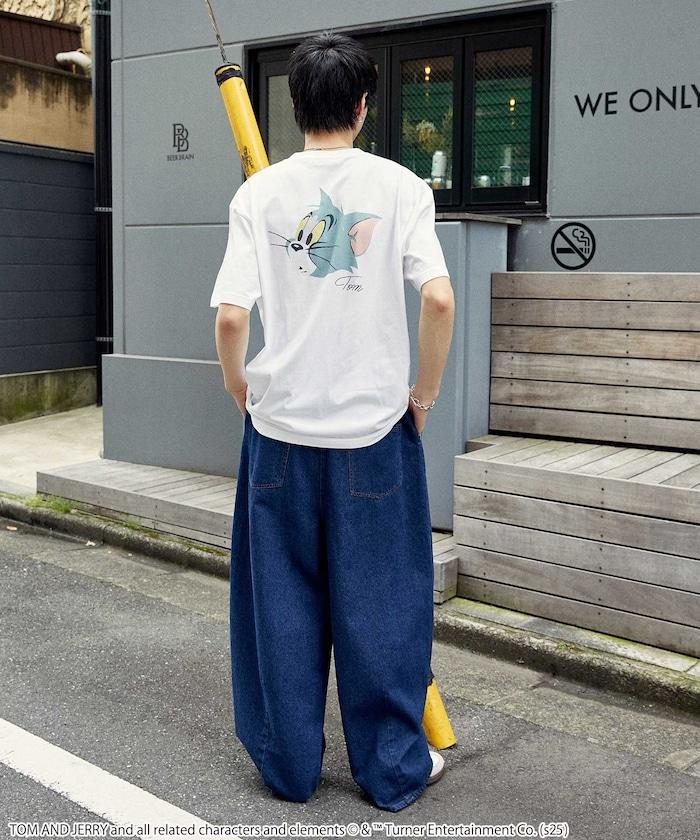 湯姆和傑瑞 背面印花T恤