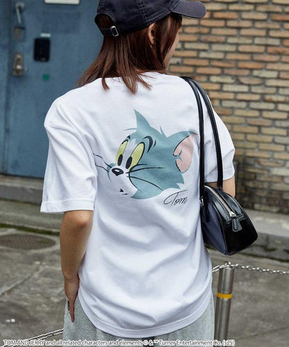 湯姆和傑瑞 背面印花T恤