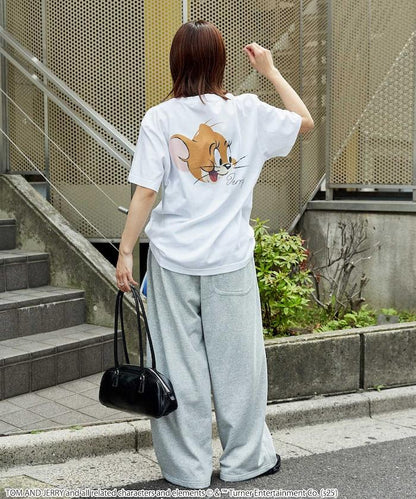 湯姆和傑瑞 背面印花T恤