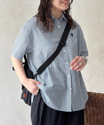 【美國馬球協會】絲光足球短袖襯衫
