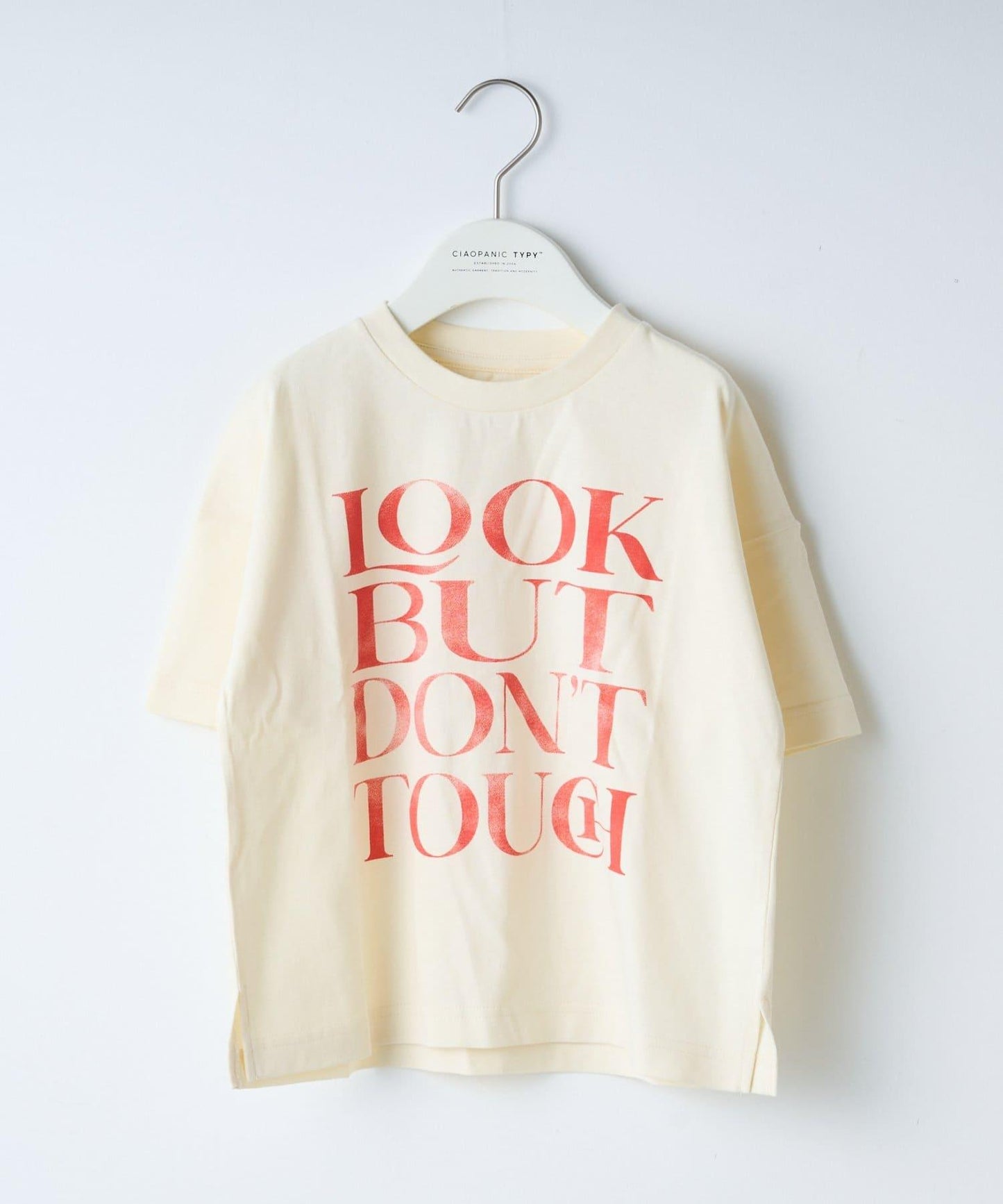 復古風拼接圖案短袖TEE（KIDS款）