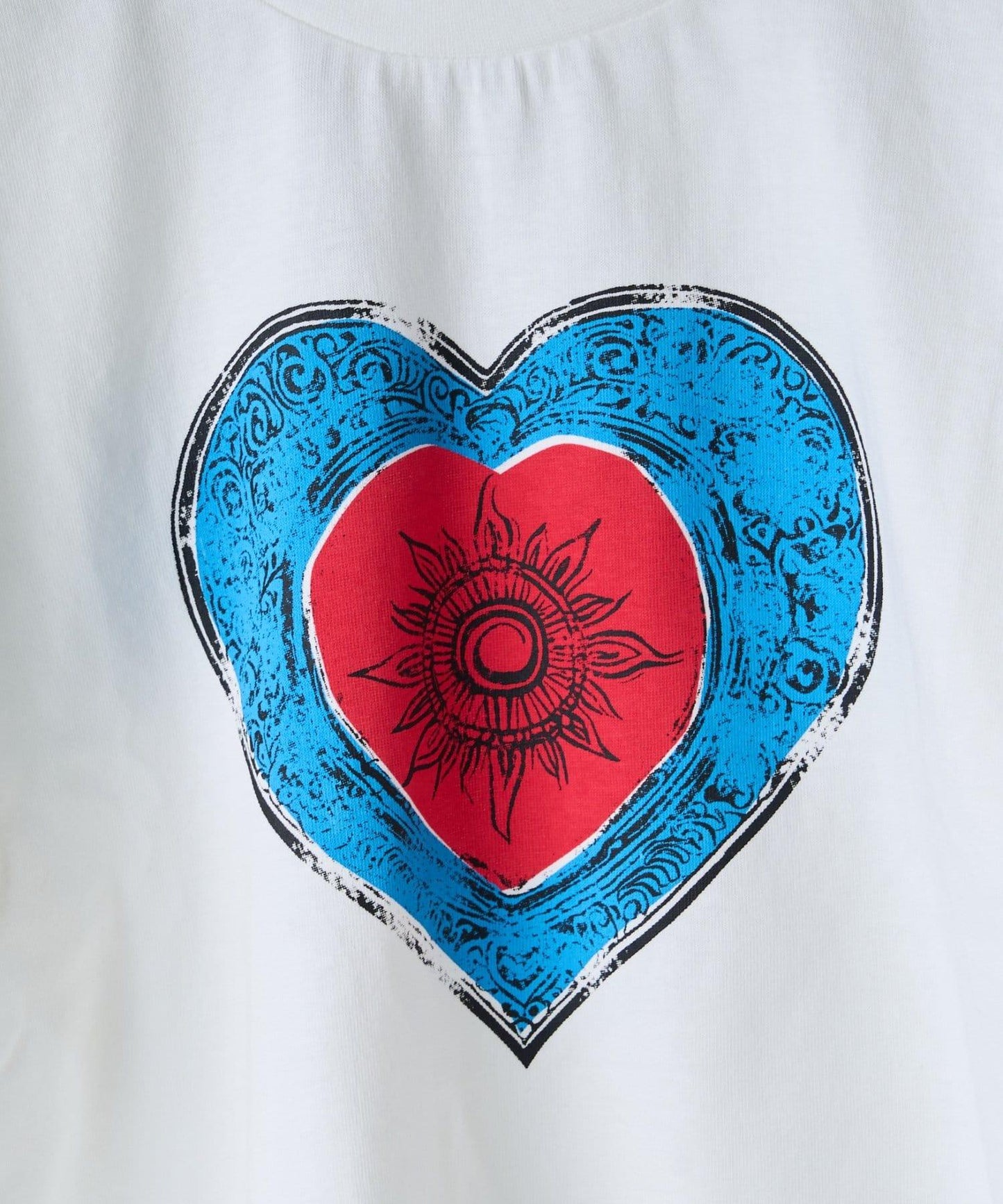 復古風拼接圖案短袖TEE（KIDS款）