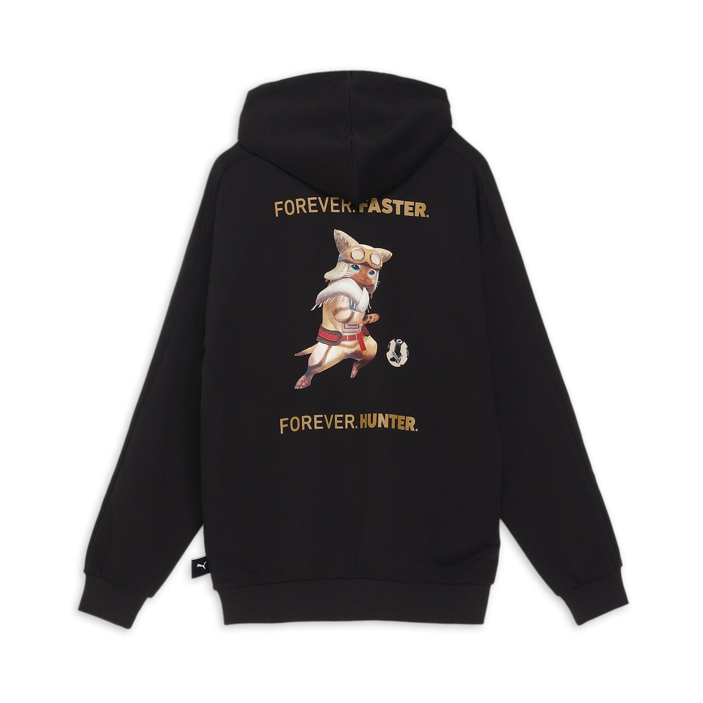 PUMA X 怪物獵人_L號_連帽衫 普馬 黑色