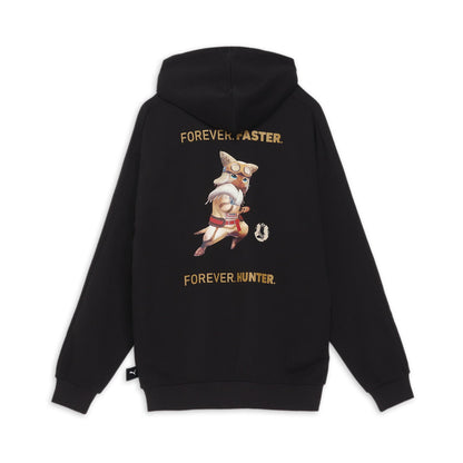 PUMA X 怪物獵人_L號_連帽衫 普馬 黑色