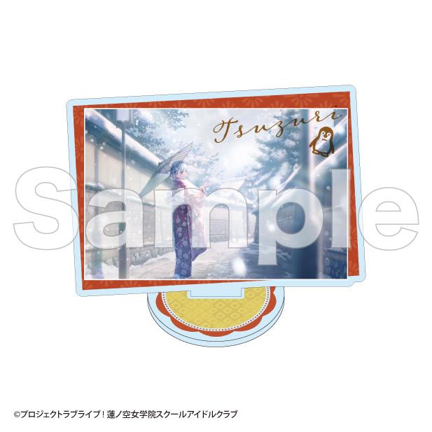 《Love Live! 蓮之空女學院學園偶像社團》卡片亞克力支架 夕霧緒理（A）【加賀友禪工房卡片版】