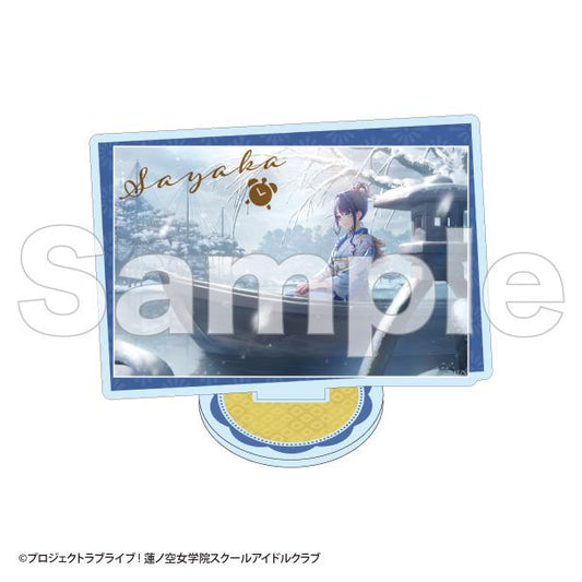 《Love Live!》蓮之空女學園學園偶像社_卡片亞克力支架 村野沙耶香（A）【加賀友禪工房卡片版】