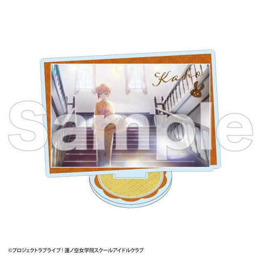《Love Live! 蓮之空女學院校園偶像社_卡片亞克力支架》 日野下花帆（A）【加賀友禪工房卡片版】