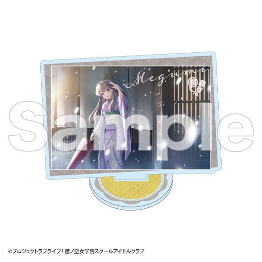 《Love Live! 蓮之空女學院校園偶像社團》卡片亞克力支架 藤島慈（A）【加賀友禪工房卡片版】