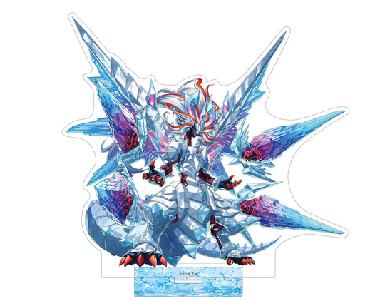 遊☆戲☆王官方卡牌遊戲_遊戲王卡牌遊戲25週年YCSJ 亞克力展示架 VOL.3／冰劍龍米拉翠