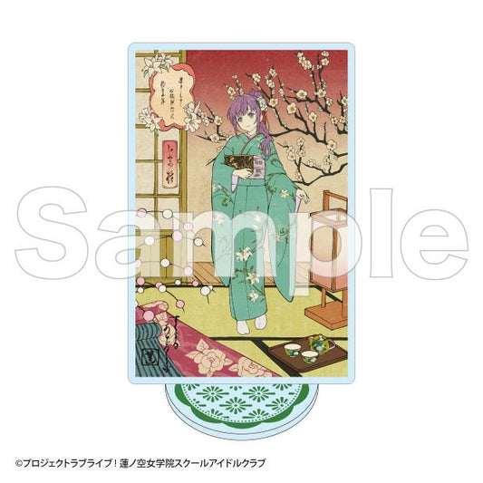 《Love Live! 蓮之空女學院校園偶像社團》卡片亞克力支架 乙宗梢（B）【加賀友禪工房卡片版】