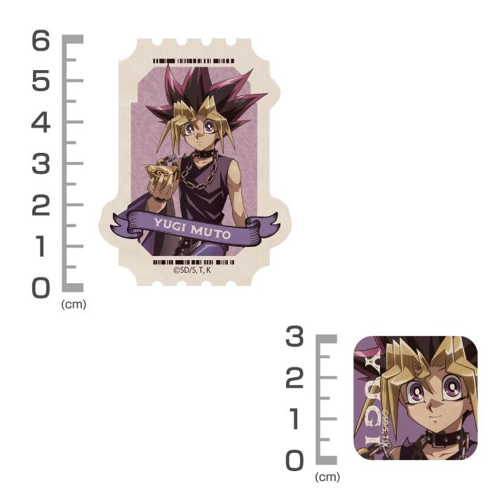 遊☆戲☆王決鬥怪獸_描繪下來 武藤遊戲 迷你貼紙套裝 休閒模式的決鬥者Ver.