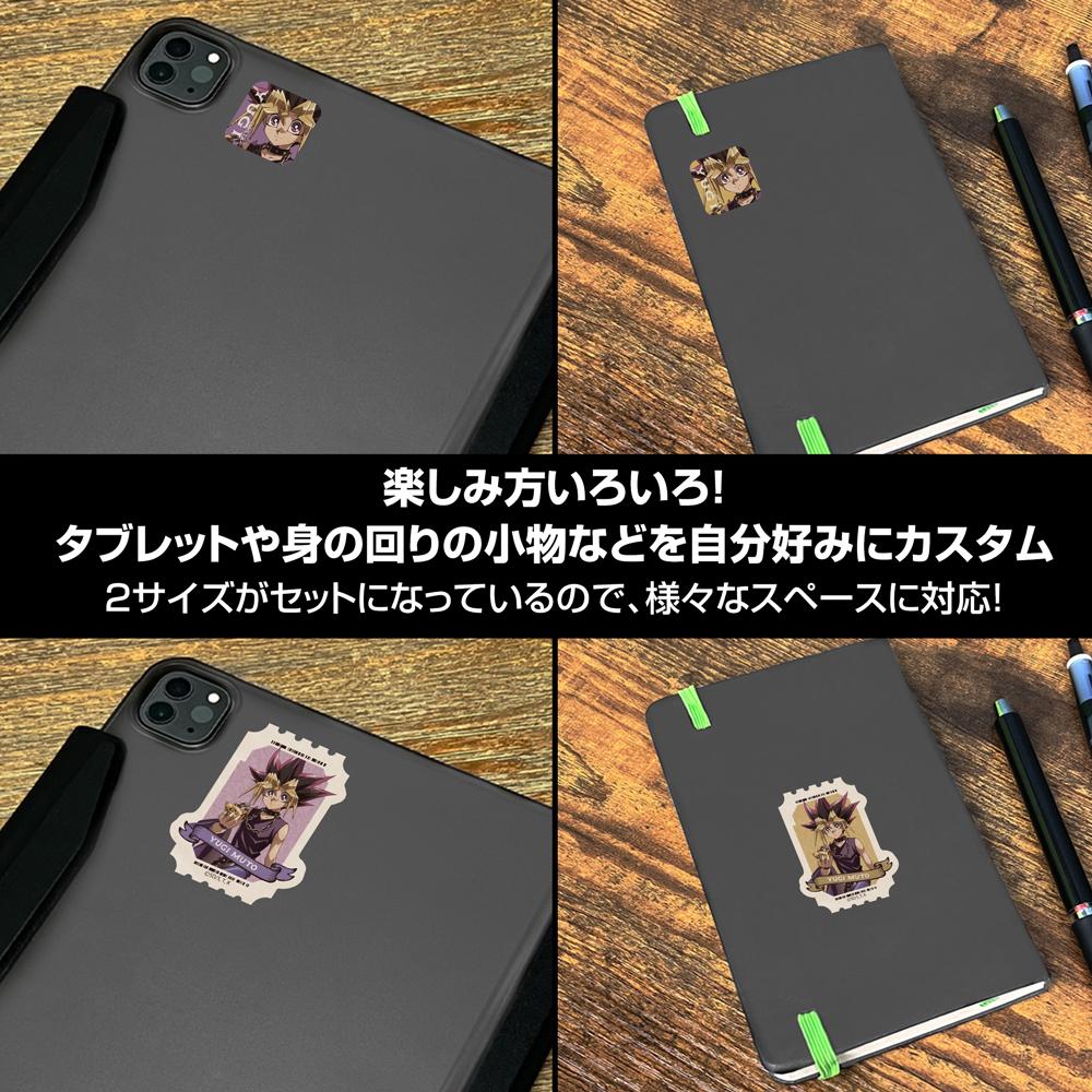 遊☆戲☆王決鬥怪獸_描繪下來 武藤遊戲 迷你貼紙套裝 休閒模式的決鬥者Ver.