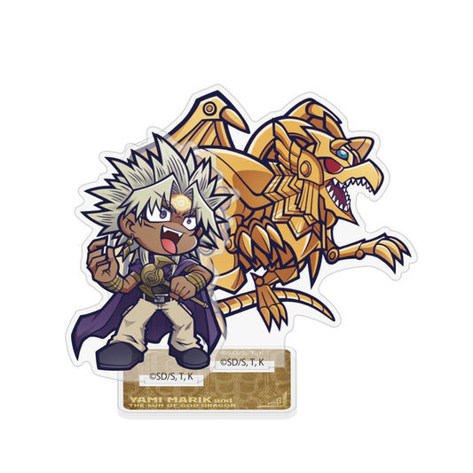 遊☆戲☆王決鬥怪獸_暗馬利克&拉的翼神龍 亞克力展示架