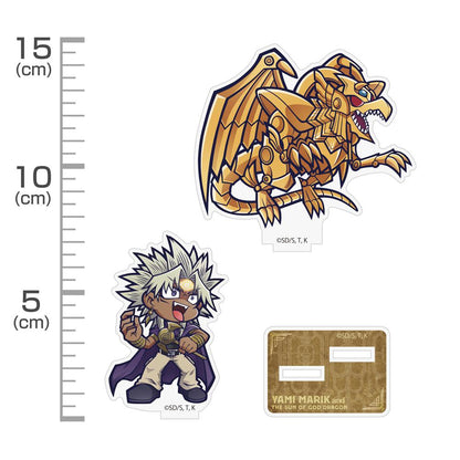 遊☆戲☆王決鬥怪獸_暗馬利克&拉的翼神龍 亞克力展示架