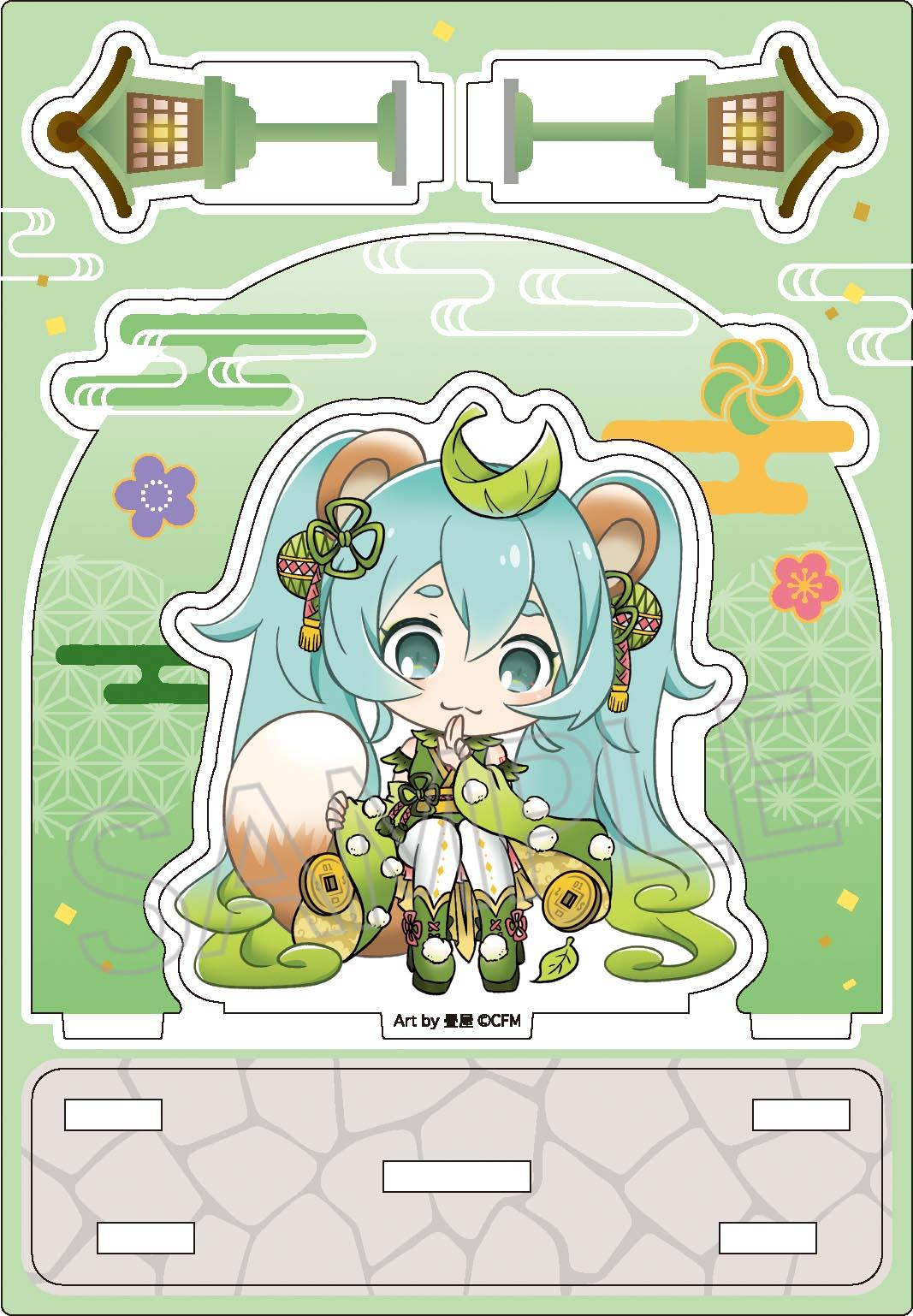 《初音未來》_百鬼夜行 場景亞克力立牌 化狸