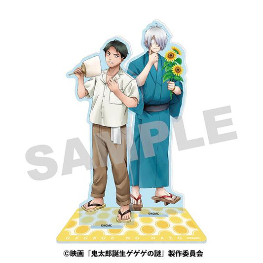映畫 鬼太郎誕生 妖怪少年的謎團 亞克力展示架 3.鬼太郎的父親＆水木<夏>
