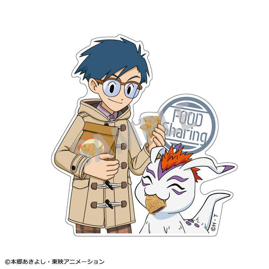 《數碼寶貝大冒險》_剪貼貼紙_ 城戶丈＆小石蜥_ 食物分開