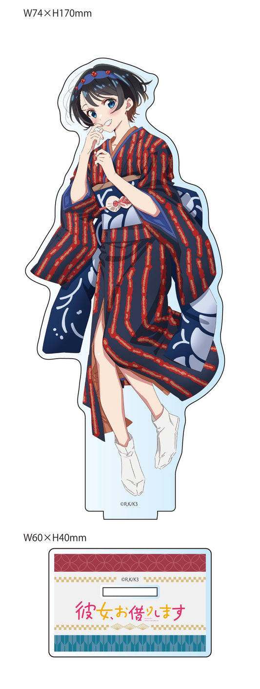 《租借女友》第3期【描き下ろし】大號亞克力立牌 更科瑠夏（和服版）