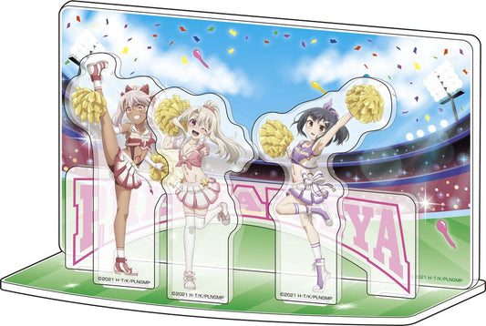 劇場版Fate/kaleid liner 魔法少女☆伊莉雅 光 無名少女 描繪新作亞克力景觀模型【啦啦隊版】