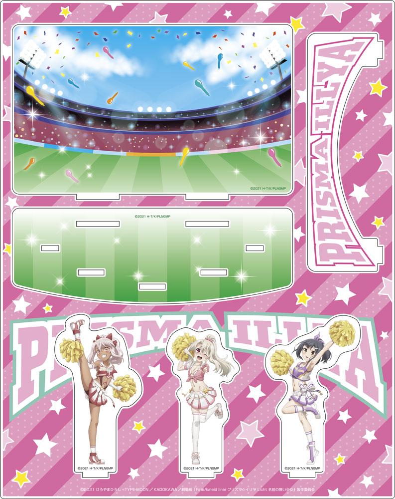 劇場版Fate/kaleid liner 魔法少女☆伊莉雅 光 無名少女 描繪新作亞克力景觀模型【啦啦隊版】