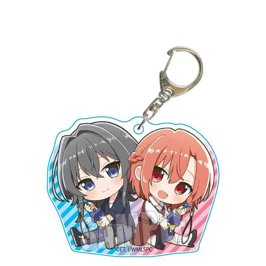 《戀語輕唱》_緊緊抱住亞克力鑰匙扣 朝凪 依&木野 ひまり(約會服)