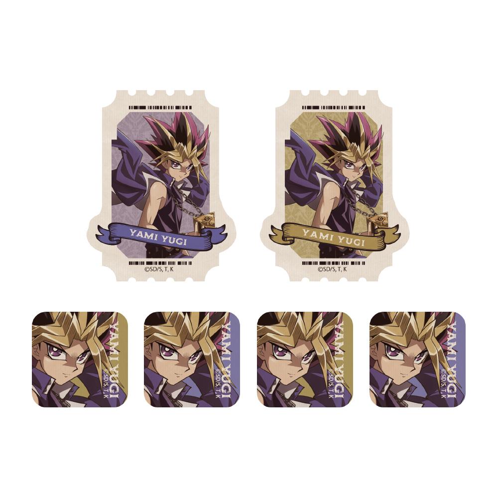遊☆戲☆王決鬥怪獸_描繪下來 暗遊戲 迷你貼紙套裝 休閒模式的決鬥者Ver.