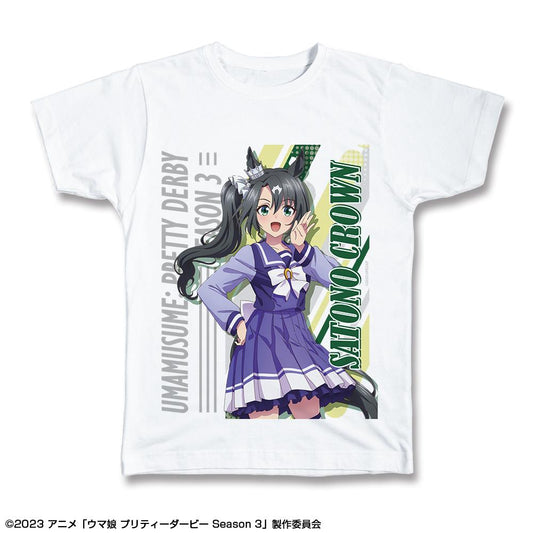《賽馬娘》第三季_L號_T恤 襯衫設計03(薩託諾克朗/校服版)【描繪下來】