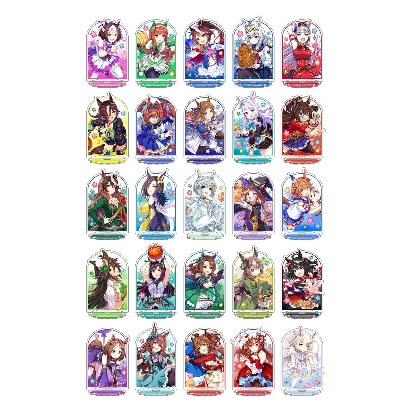 《賽馬娘》_亞克力支架／烏蘇卡、熱血混戰大感謝祭！