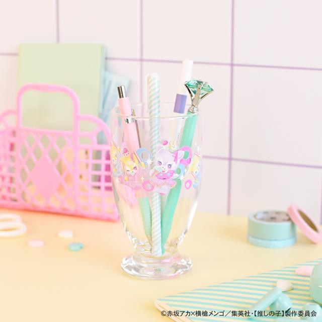 《我推的孩子》_MAKI合作 Adelia復古臺座玻璃杯（藍色・水綠色・紅寶石色）