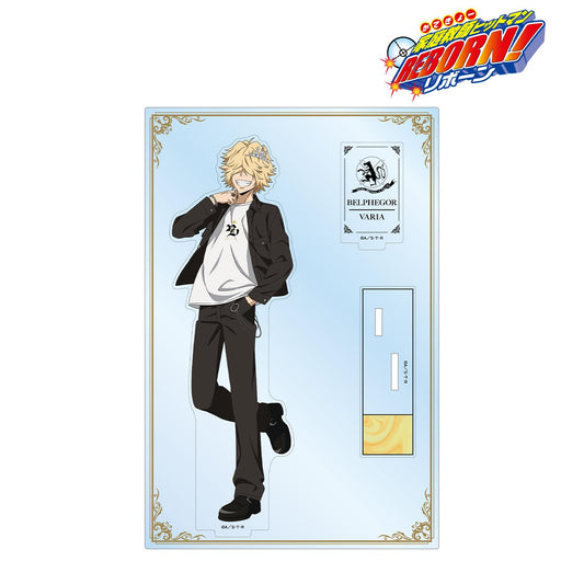 《家庭教師HITMAN REBORN!》- 描繪新作 貝爾菲戈爾（10年後） 休閒裝版 大型亞克力支架帶零件