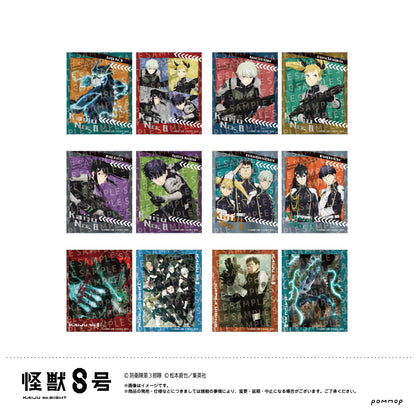 怪獸8號_照片風金屬貼紙收藏-戰鬥開始- 【盒裝/12套裝】