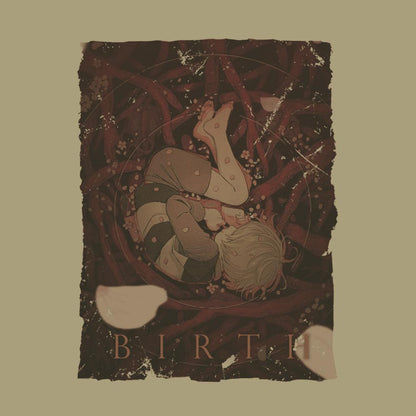鬼太郎誕生 妖怪哥哥的謎_L號_鬼太郎誕生 全綵T恤/SAND KHAKI