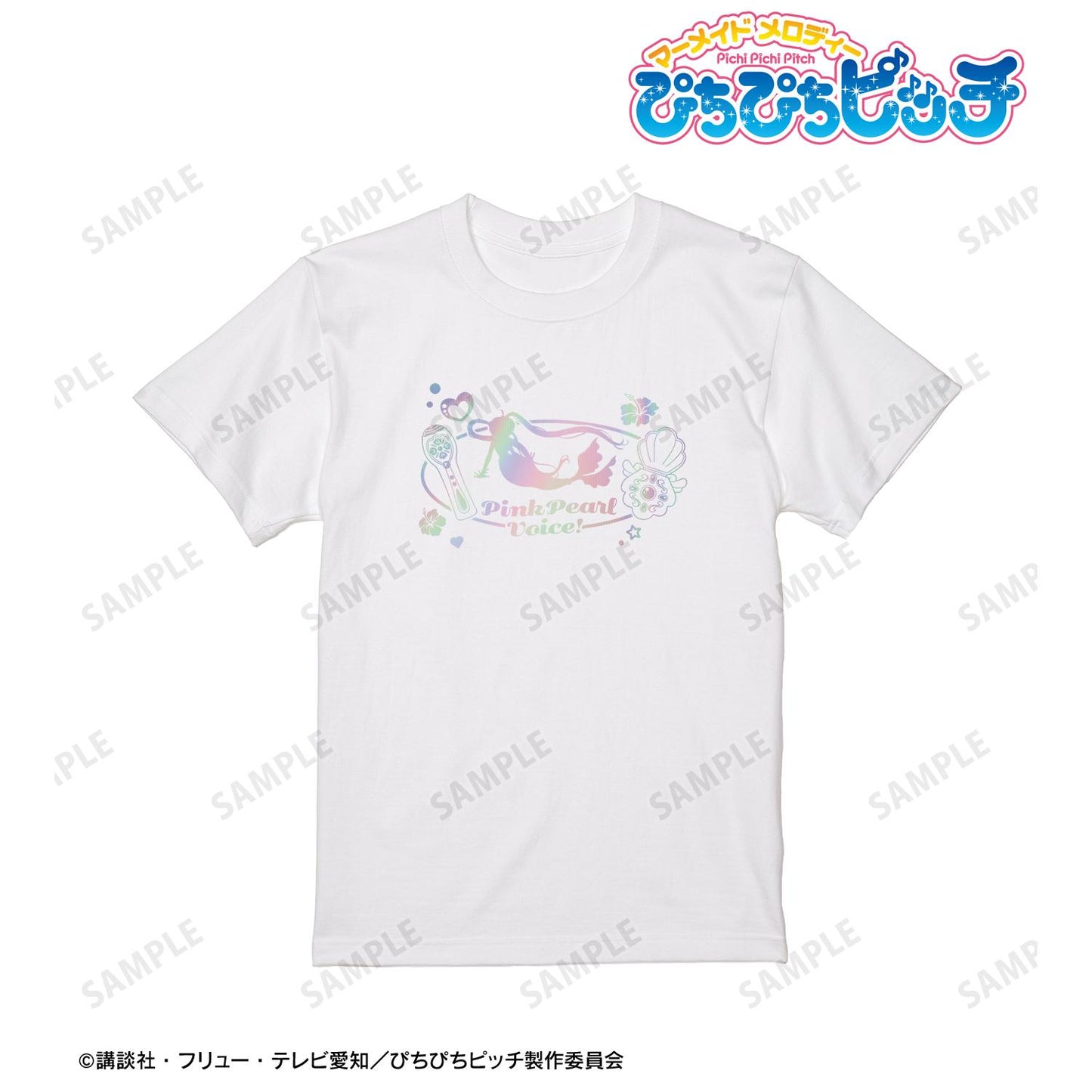 《人魚的旋律》_(尺碼/XL)_主題圖案 全息T恤女士