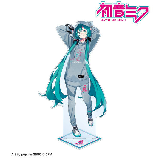 《初音未來》_KANGOL®合作 描繪下來 第2彈 《初音未來》 Art by popman3580 特大亞克力立牌