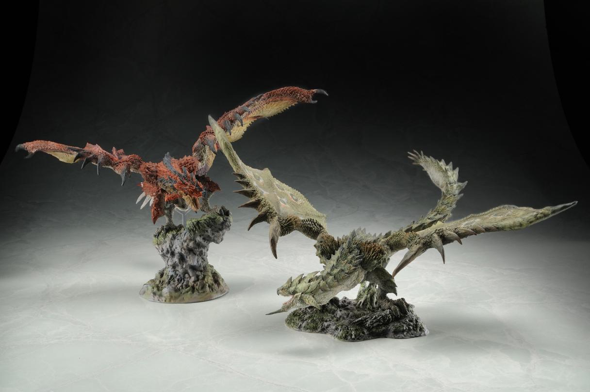 《怪物獵人物語》_卡普空人偶建造者 創作者模型 雌火龍 雷狼龍【復刻版】
