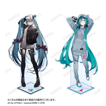 《初音未來》_KANGOL®合作 描繪下來的 第1波 《初音未來》 藝術作品 由 かやはら 設計 特大亞克力立牌