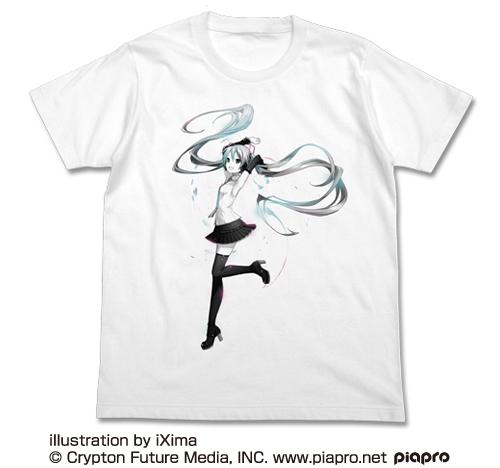 《初音未來》V4X_L尺碼T恤/白色